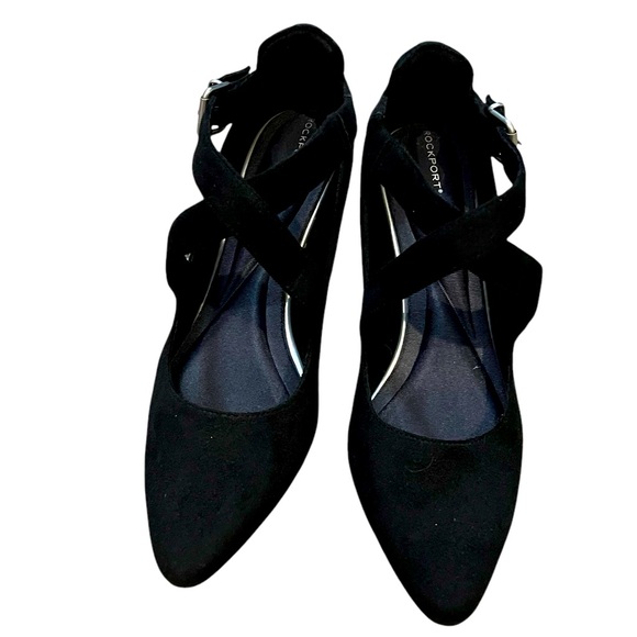 Rockport Shoes - Rockport Women's Black Suede Strappy Heels women's 8.5 EUC like new